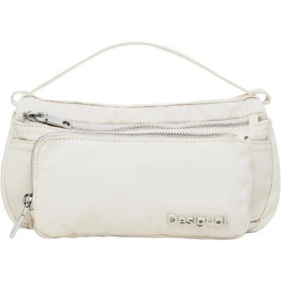 Afbeelding van Desigual Schoudertas Basic Modular Crossbody Bag Cream White Crème