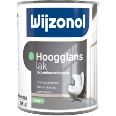 Afbeelding van Wijzonol Hoogglansverf Terpentineverdunbaar 2,5 liter Houtverf