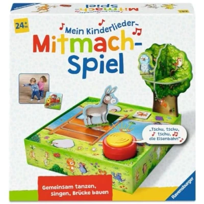 Afbeelding van Ravensburger ministeps 4172 liedspel voor kinderen, grappig bewegingsspel met 12 populaire liedjes, speelgoed vanaf 2 jaar