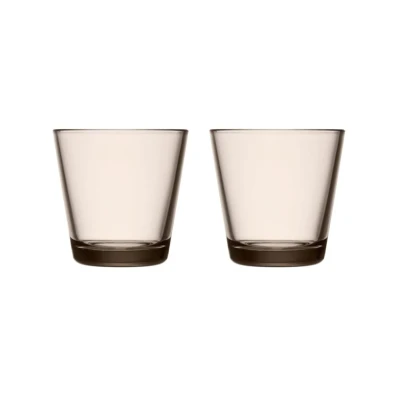 Afbeelding van Iittala Kartio Drinkglas 21 Cl Set Van 2 Beige