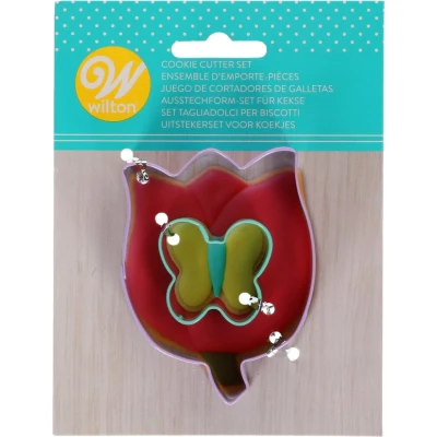Afbeelding van Wilton Uitsteker Bloem &amp; Vlinder Set/2