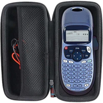 Afbeelding van Khanka Harde tas Case voor Dymo LetraTag LT 100H / Plus Beschrijfbaar handgereedschap draagbare labelprinter etui beschermhoes (alleen tas)