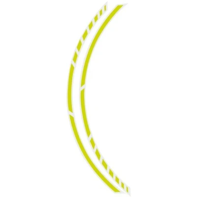 Image de Foliatec Bande de jante Racing 7 x 410 mm néon vert 14 pièces