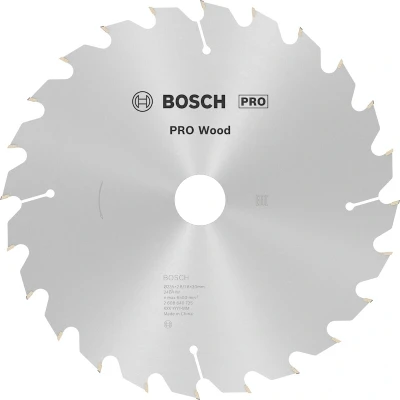 Image de BOSCH 2608640725 Lame de scie circulaire Optiline Wood, 235 x 30/25 2.8 mm, 24T