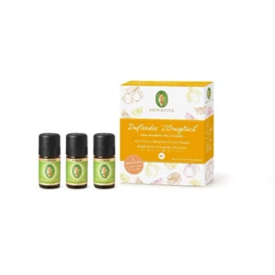 Afbeelding van Geschenkset Citrusgeuren 3 x 5 ml Primavera