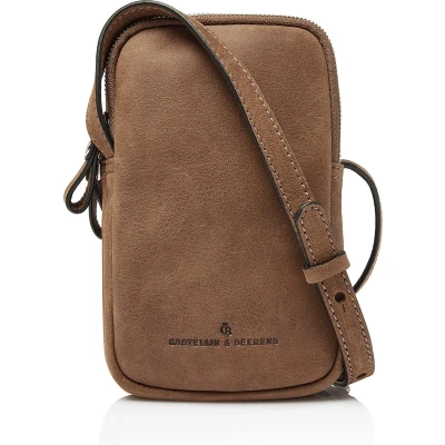 Afbeelding van Castelijn &amp; Beerens Carisma Crossbody telefoontasje cognac