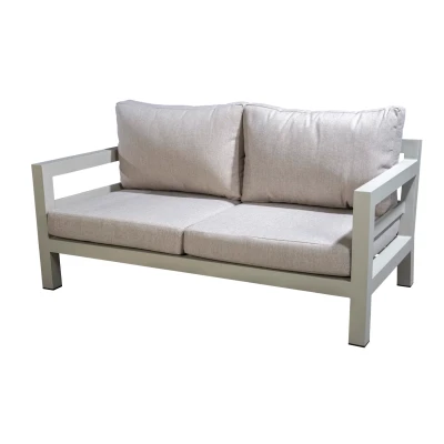 Afbeelding van Midori sofa 2 seater aluminium salix/flax beige AW Yoi