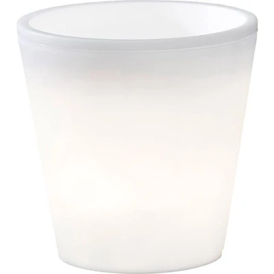 Afbeelding van Konstsmide Assisi Bloempot Buiten Ø28cm LED 2700K IP44 Wit
