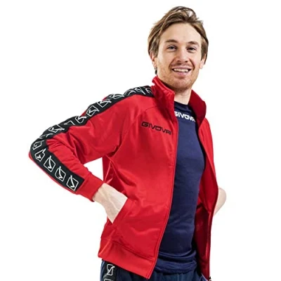 Afbeelding van givova gebreide band rood XL unisex volwassenen, Militair Groen