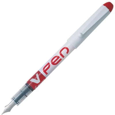 Afbeelding van Pilot V Pen Rode Uitwisbare Vulpen 0,50 mm Schrijfbreedte