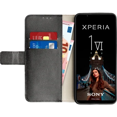 Afbeelding van Just in Case Wallet Sony Xperia 1 VI Book Zwart