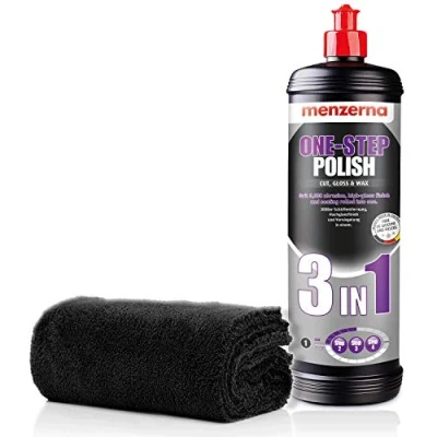 Afbeelding van detailmate Menzerna polijstset: 3 in 1 Medium Cut liter + microvezeldoek 550 GSM, 40 x cm