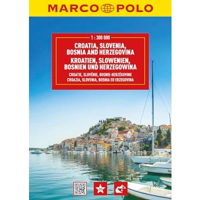 Afbeelding van Marco Polo Atlassen Kroatië, Slovenië, Bosnië Wegenatlas