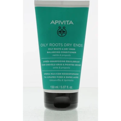 Afbeelding van Apivita Après Shampooing Soin des cheveux Pointes sèches Racines grasses