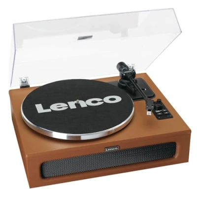 Afbeelding van Lenco LS 430BN Platenspeler met 4 ingebouwde Luidsprekers Bruin Brown