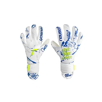 Afbeelding van Reusch Pure Contact Silver Junior keepershandschoenen met zeer goede grip en binnennaad