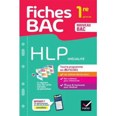 Image de Fiches bac HLP 1re générale (spécialité)