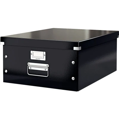 Afbeelding van Leitz Wow Opbergdoos Click &amp; Store, Ft A3, Zwart Archiefdoos