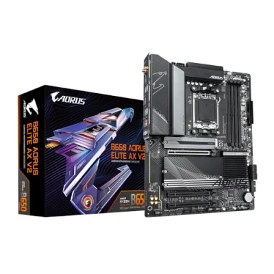 Afbeelding van Gigabyte B650 AORUS ELITE AX V2 Moederbord Socket AMD AM5 Vormfactor ATX chipset AMD®
