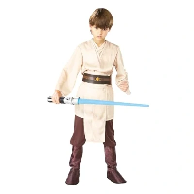 Afbeelding van Rubies Officieel Star Wars kostuum (Luxe Jedi), maat S 3 4 jaar