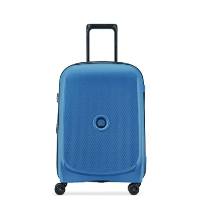 Afbeelding van Delsey Belmont Plus 4 Wheel Cabin Trolley 55 zinc blue Harde Koffer
