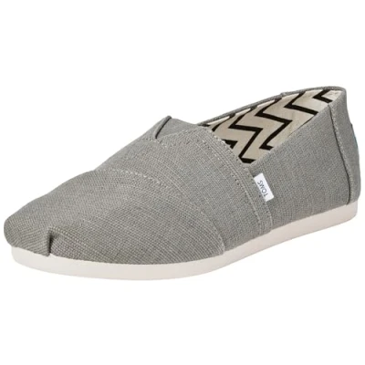 Afbeelding van TOMS Alpargata Classic Espadrilles, Heren, Maat: 44, Grey Textiel