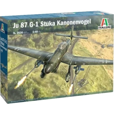 Afbeelding van 1:48 Italeri 2830 Junkers Ju 87 G 1 Stuka Kanonenvogel Plastic Modelbouwpakket