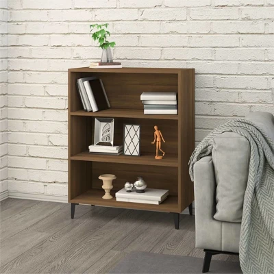Afbeelding van Dressoir 69,5x32,5x90 cm bewerkt hout bruineikenkleurig