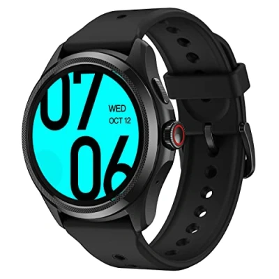 Afbeelding van Ticwatch Pro 5 Horloge met Android verbinding voor mannen, Snapdragon W5 + Gen 1 Wear OS Smart horloge, 80 uur batterij, gezondheid en fitness tracker, 5ATM waterbestendig, NFC, enkel compatibel