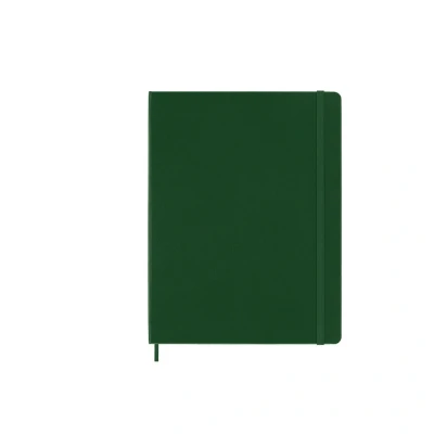 Afbeelding van Notitieboek Moleskine XL 190x250mm blanco hard cover myrtle green