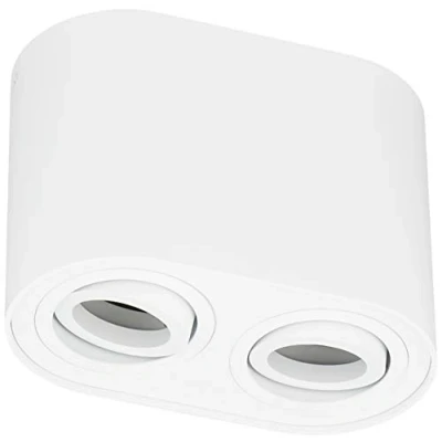 Afbeelding van TRIO Cookie Plafonniere 2xGU10 Metaal Mat Wit