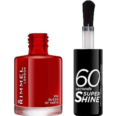 Image de Rimmel London 60 Seconds Super Shine Vernis à ongles 315 Queen of Tarts 8 ml