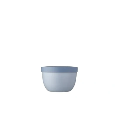 Image de Mepal Pot à collation Ellipse boîte Alimentaire Pratique Convient au Four Micro Ondes et congélateur Passe Lave Vaisselle 350 ml Nordic blue