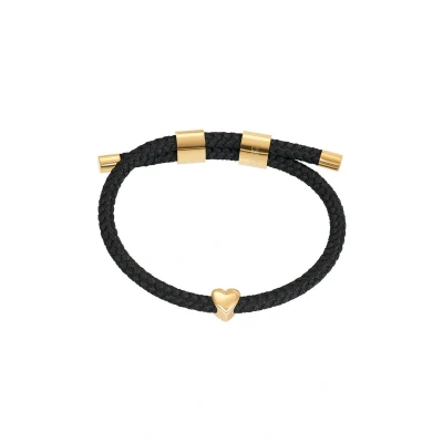 Afbeelding van Armband Cozy Heart Gold iXXXi Zwart