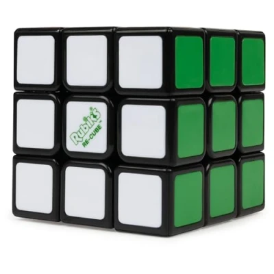 Afbeelding van Rubik kubus 3 x puzzelspel voor volwassenen en kinderen, magisch, puzzel 3, 100% gerecycleerd, kleurafstemming, klassieke probleemoplossing speelgoed kinderen vanaf 8 jaar