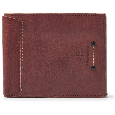 Afbeelding van dR Amsterdam Tampa Billfold brown Heren portemonnee