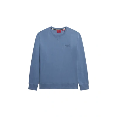 Afbeelding van Superdry Essential LOGO CREW Sweater, Heren, Maat: XXL, Moonlight blue