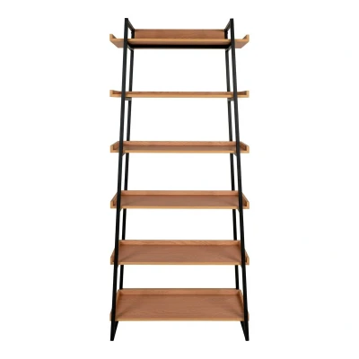 Afbeelding van Jonckheere Collectie Boekenrek Sakai in fineer essenhout 6 planken