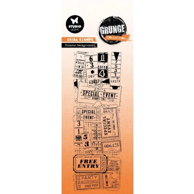Afbeelding van Tickets background Grunge Collection nr.676
