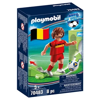 Afbeelding van PLAYMOBIL Sports &amp; Action Voetbalspeler België 70483