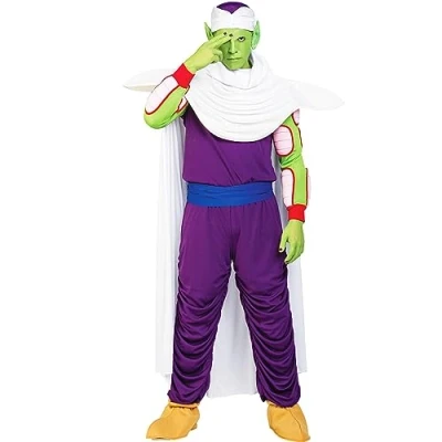 Afbeelding van FUNIDELIA Piccolo kostuum Dragon Ball voor mannen Maat: S Paars