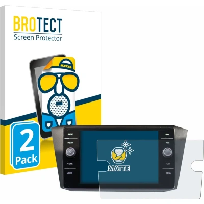 Afbeelding van BROTECT Screenprotector voor Volkswagen Discover Media Golf Alltrack / Tiguan 2018 Folie Beschermfolie matte (2 Stuks)