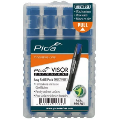 Afbeelding van Pica 991/41 VISOR Navulling Permanent Blauw (4st)