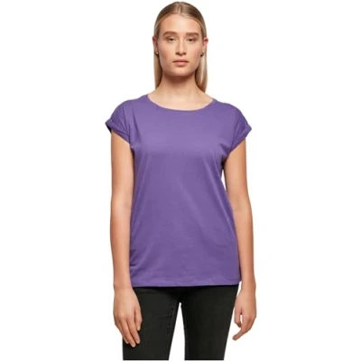 Afbeelding van Build your Brand Ladies&#039; Extended Shoulder Tee BY021 Ultraviolett M
