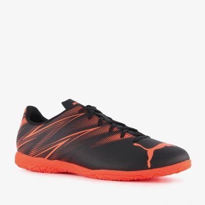 Afbeelding van Puma Attacanto IT heren zaalschoenen zwart rood Maat 39 Uitneembare zool