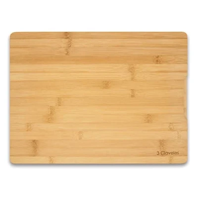 Afbeelding van 3 Claveles Bamboe snijplank 40 x 30 2 cm, voedsel snijden en hakken