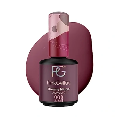 Afbeelding van Pink Gellac 228 Creamy Mauve Gel Nagellak 15 Ml