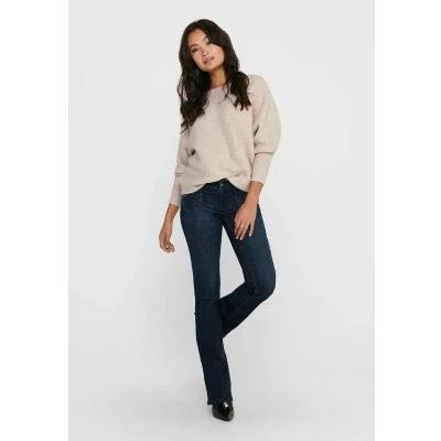 Afbeelding van ONLY Onldaniella L/S NOOS Trui, Dames, Maat: Small, Ecru