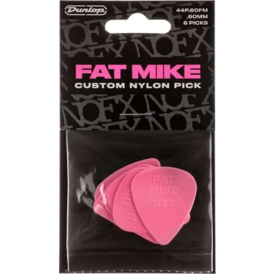 Afbeelding van Jim Dunlop Fat Mike NOFX Plectrum Nylon 0.60 mm 6 pack