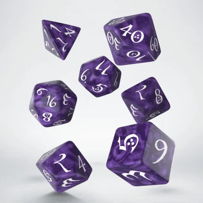 Afbeelding van Polydice Set Q Workshop Classic Lavender White